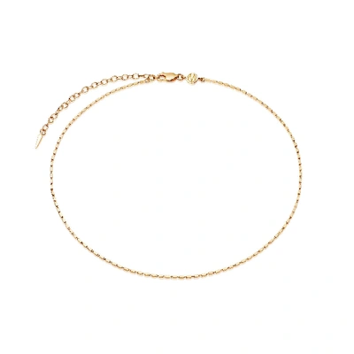 Missoma Box Link Chain Choker 18ct Gold Plated Vermeil