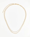 MISSOMA BOX LINK DOUBLE CHAIN NECKLACE 18CT GOLD PLATED VERMEIL,CR G N9 NS DL