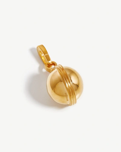 Missoma Sphere 18ct Yellow Gold-vermeil Clip-on Pendant In 18ct Gold Plated