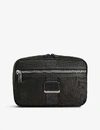 TUMI TUMI BLACK SADLER FABRIC AND LEATHER BRIEFCASE,28938800