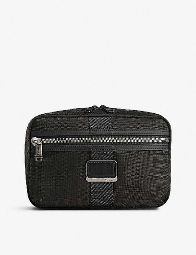Tumi Sadler Fabric And Leather Briefcase In Black