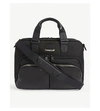 TUMI ALBANY SLIM COMMUTER LEATHER AND FABRIC BRIEF BAG,1165-86035606-103306