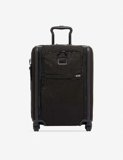 Tumi Alpha 3 Nylon Expandable Four Wheel Suitcase In Black