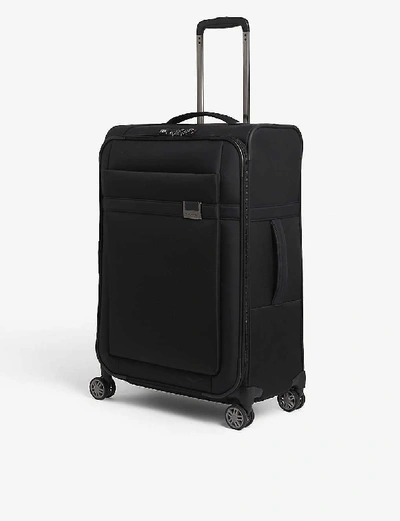 Samsonite Airea Upright Top-pocket Suitcase 55cm In Black