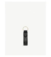 SMYTHSON PANAMA CROSSGRAIN CALFSKIN-LEATHER SPLIT-RING KEYRING,37187462