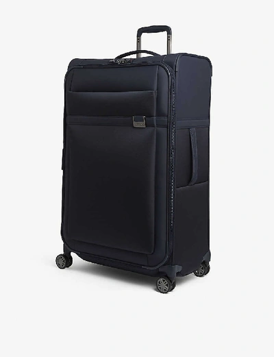 Samsonite Dark Blue Airea Spinner Soft Case 4 Wheel Suitcase 78cm