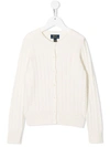 RALPH LAUREN CABLE KNIT CARDIGAN