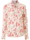 NK PUSSY BOW FLORAL SHIRT