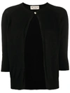 MA'RY'YA 3/4 SLEEVE COTTON CARDIGAN