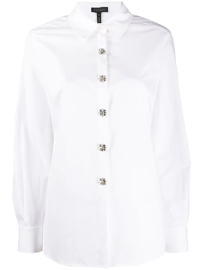 Escada Crystal-embellished Shirt In White