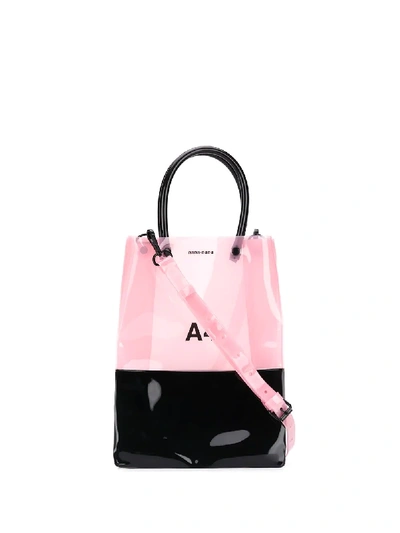 Nana-nana A4 Transparent Tote Bag In Pink