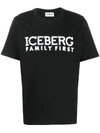 ICEBERG LOGO EMBROIDERED T-SHIRT