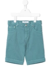 Bonpoint Denim Shorts In Green