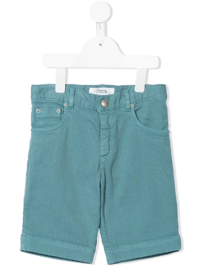 Bonpoint Kids' Denim Shorts In Green