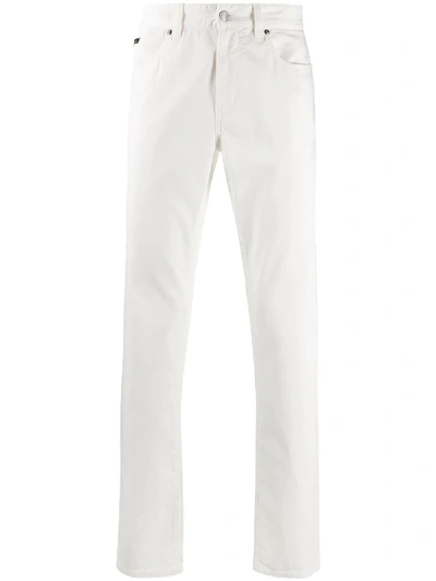 Z Zegna Straight-leg Jeans In White