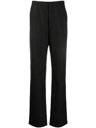 Totême High-waisted Long Trousers In Black