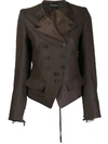 ANN DEMEULEMEESTER BEACON FITTED JACKET