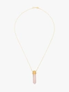 ANNI LU GOLD-PLATED LA SPIRIT ROSE CRYSTAL NECKLACE,201204415288862