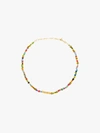 ANNI LU GOLD-PLATED ALAIA BEADED NECKLACE,201201015288858