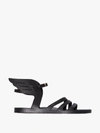 Ancient Greek Sandals Ikaria Jelly Wing-detail Sandals In Black