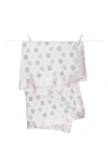 LITTLE GIRAFFE LUXE DOT BLANKET,LXDBKT