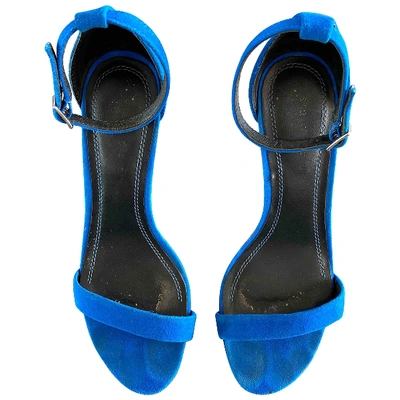 Pre-owned Sandro Heels In Blue