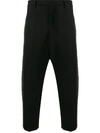 RICK OWENS ASTAIRES CROPPED TROUSERS,14184080