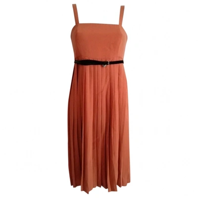 Pre-owned Guess Mid-length Dress In Orange