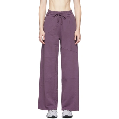 Danielle Cathari Purple Decontructed Lounge Pants In Plum/pink
