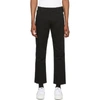 032C 032C BLACK STRAIGHT FIT TROUSERS
