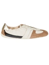 Tod's Colour-block Leather Sneakers In White