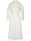 ISABEL MARANT ÉTOILE WHITE COTTON DRESS,RO158720P025E20WH