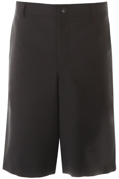 Burberry Bermuda Shorts With Cut-out In Black