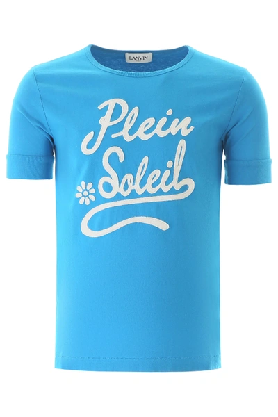 Lanvin Plein Soleil T-shirt In Blue