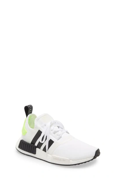Adidas Originals Kids' Nmd R1 Sneaker In White/ Core Black