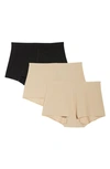 TC MATTE MICRO 3-PACK BOYSHORTS,A4-116W