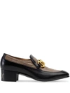 GUCCI MEN'S HORSEBIT CHAIN LOAFER WITH LIZARD