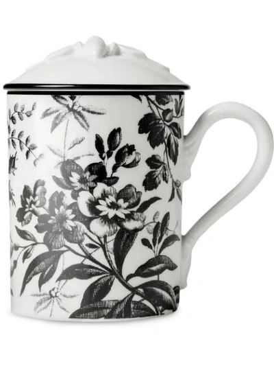 Gucci X Richard Ginori Herbarium Cup In White ,black