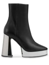 Gucci Women's Leather Ankle Boot In Black