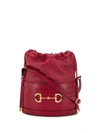 Gucci 1955 Horsebit Shoulder Bag In Red