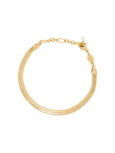 Anni Lu Gold-plated Snake Charmer Link Bracelet