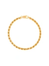 HERMINA ATHENS GOLD-PLATED ACHILLES CHAIN ANKLET