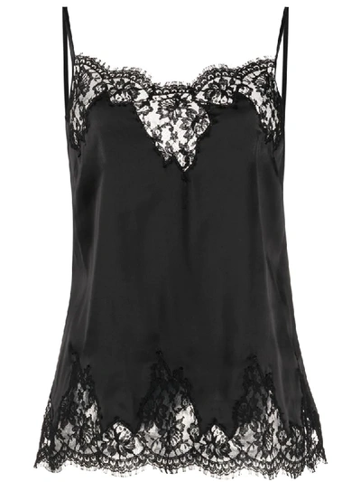 Ermanno Ermanno Lace-panel Vest In Black