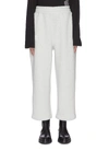 ALEXANDER WANG T DENSE FLEECE OVERSIZED LOGO PRINT SWEATPANTS