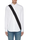 Helmut Lang Slash Band Button-up Shirt In White