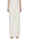 Theory High-rise Wide-leg Trousers In White