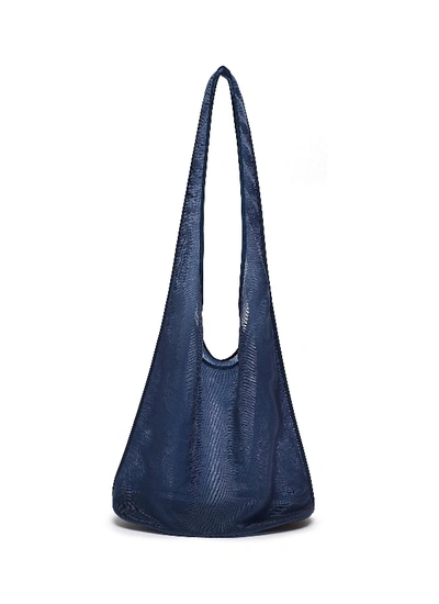The Row Sock Bindle Hobo Bag In Nylon In Blue