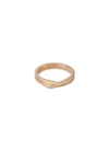 REPOSSI 'ANTIFER' 18K ROSE GOLD DOUBLE ROW RING