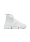 Chloé Women's Sonnie Lace-up Leather & Suede High-top Sneakers In White