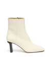 AEYDE 'BILLY' SQUARE TOE CONTRAST HEEL BOOTS